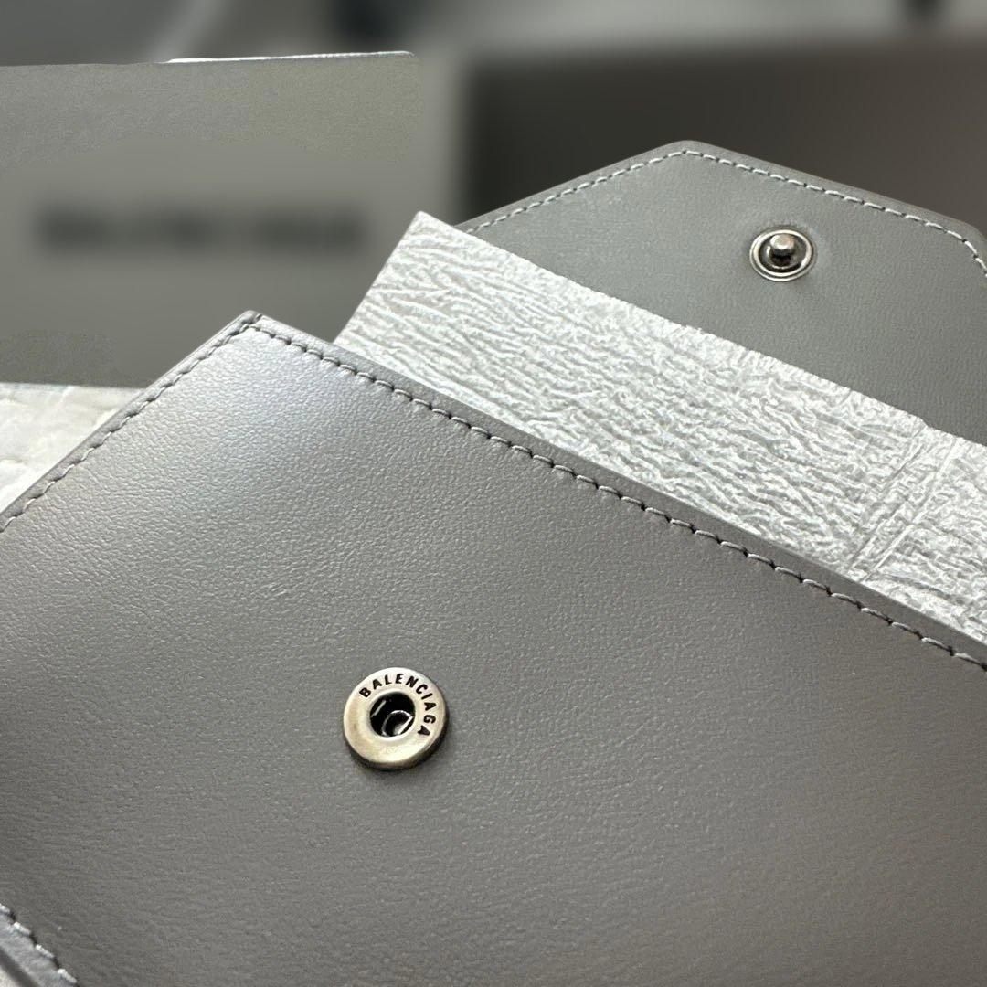 BALENCIAGA バレンシアガ　エンベローブ　ミニウォレット　三つ折り財布