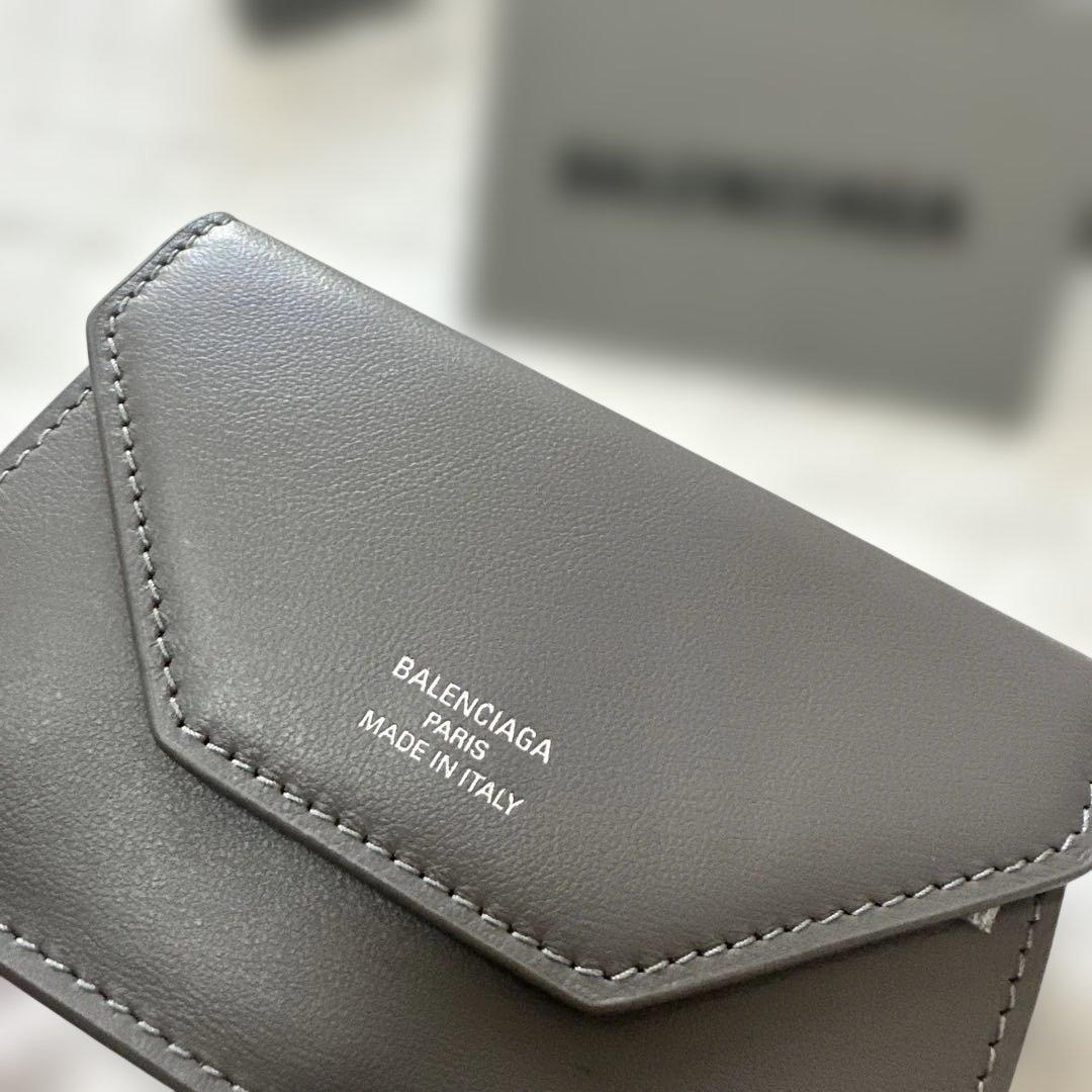 BALENCIAGA バレンシアガ　エンベローブ　ミニウォレット　三つ折り財布
