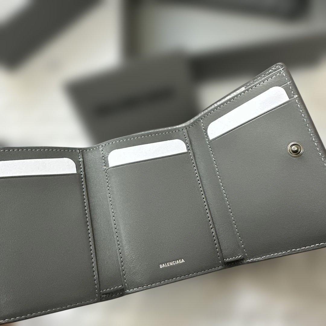 BALENCIAGA バレンシアガ　エンベローブ　ミニウォレット　三つ折り財布