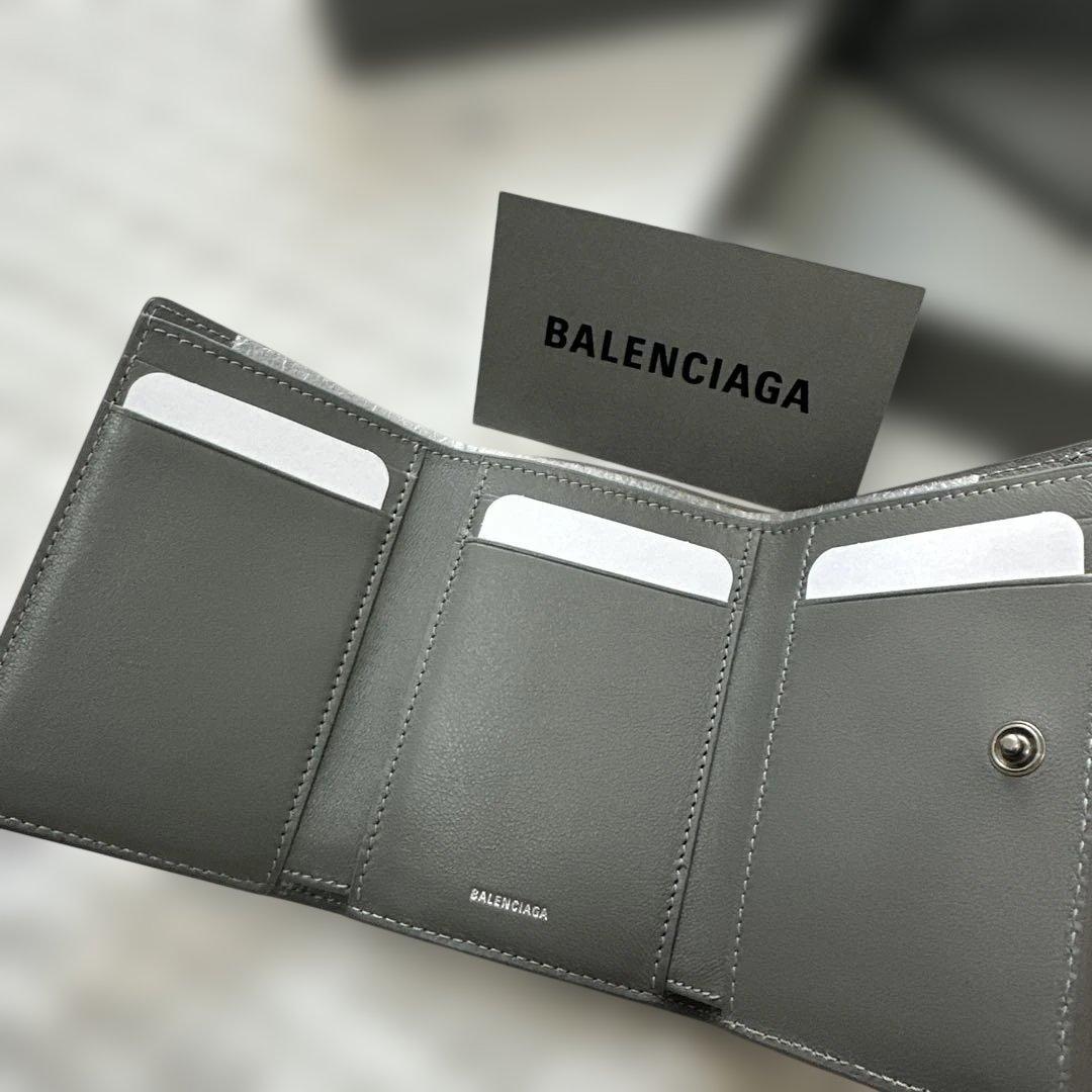 BALENCIAGA バレンシアガ　エンベローブ　ミニウォレット　三つ折り財布