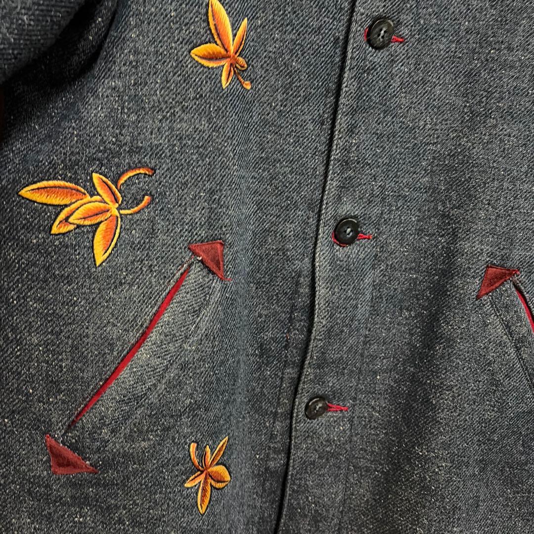 【希少】ROTAR ローター もみじ刺繍 エンジニアコートワーク M