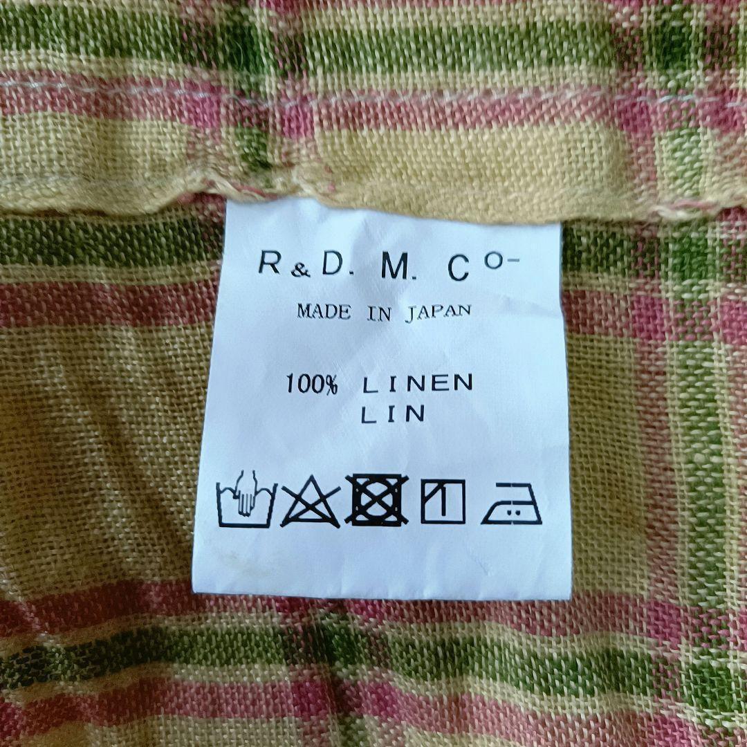 オールドマンズテーラー R&D.M.Co リネンストール 98‪✕‬196 美品