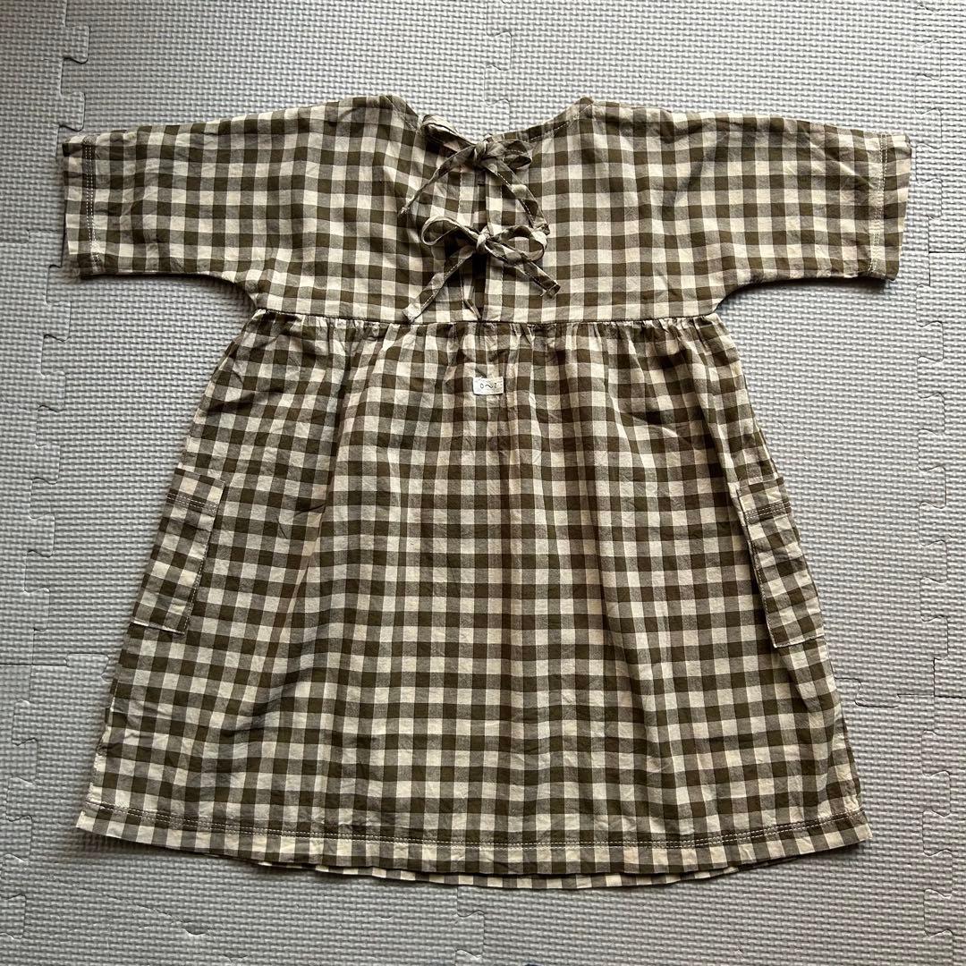organic zoo オーガニックズー ギンガムベルドレス 【極美品】