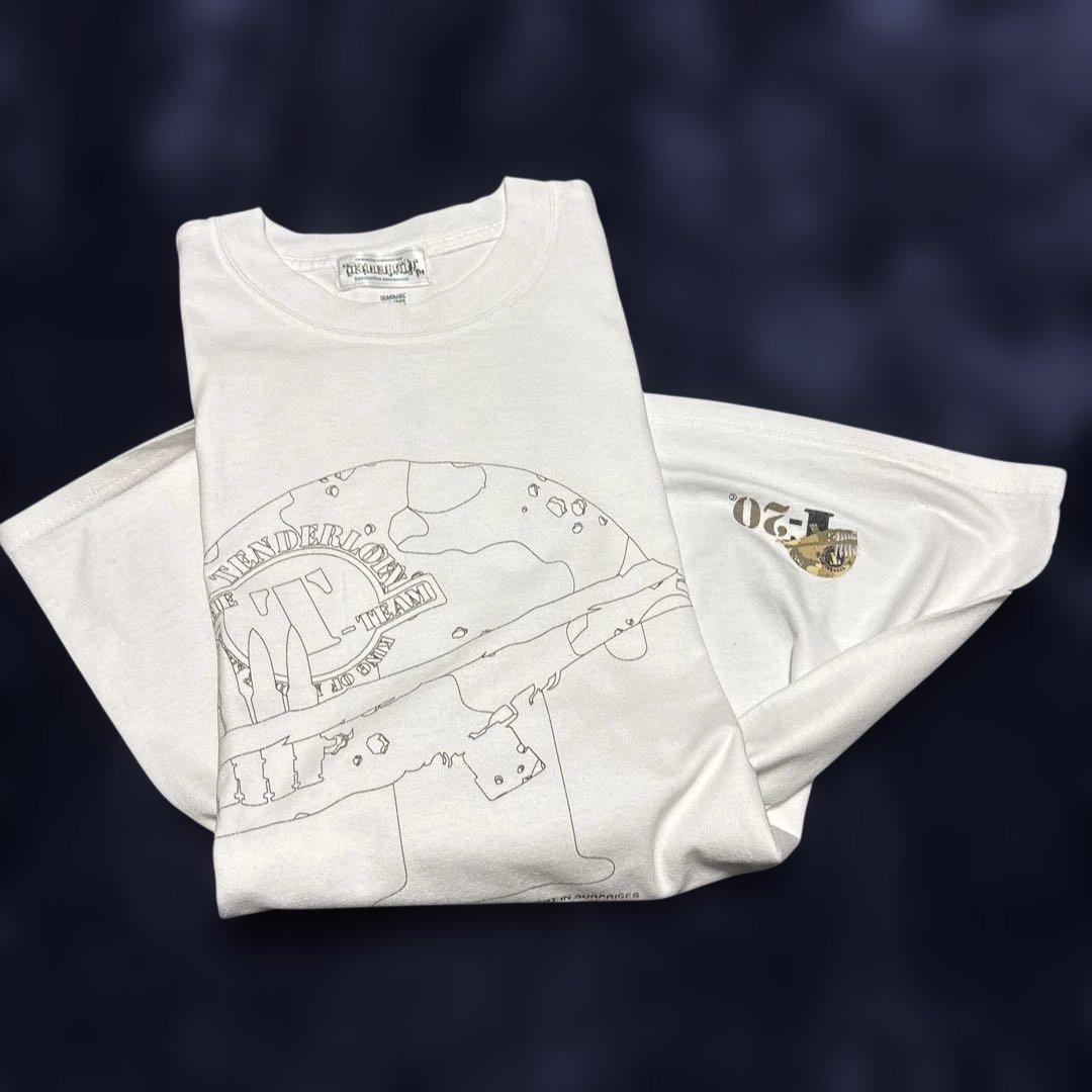 テンダーロイン XL USA製 ホワイト グラフィックＴシャツ
