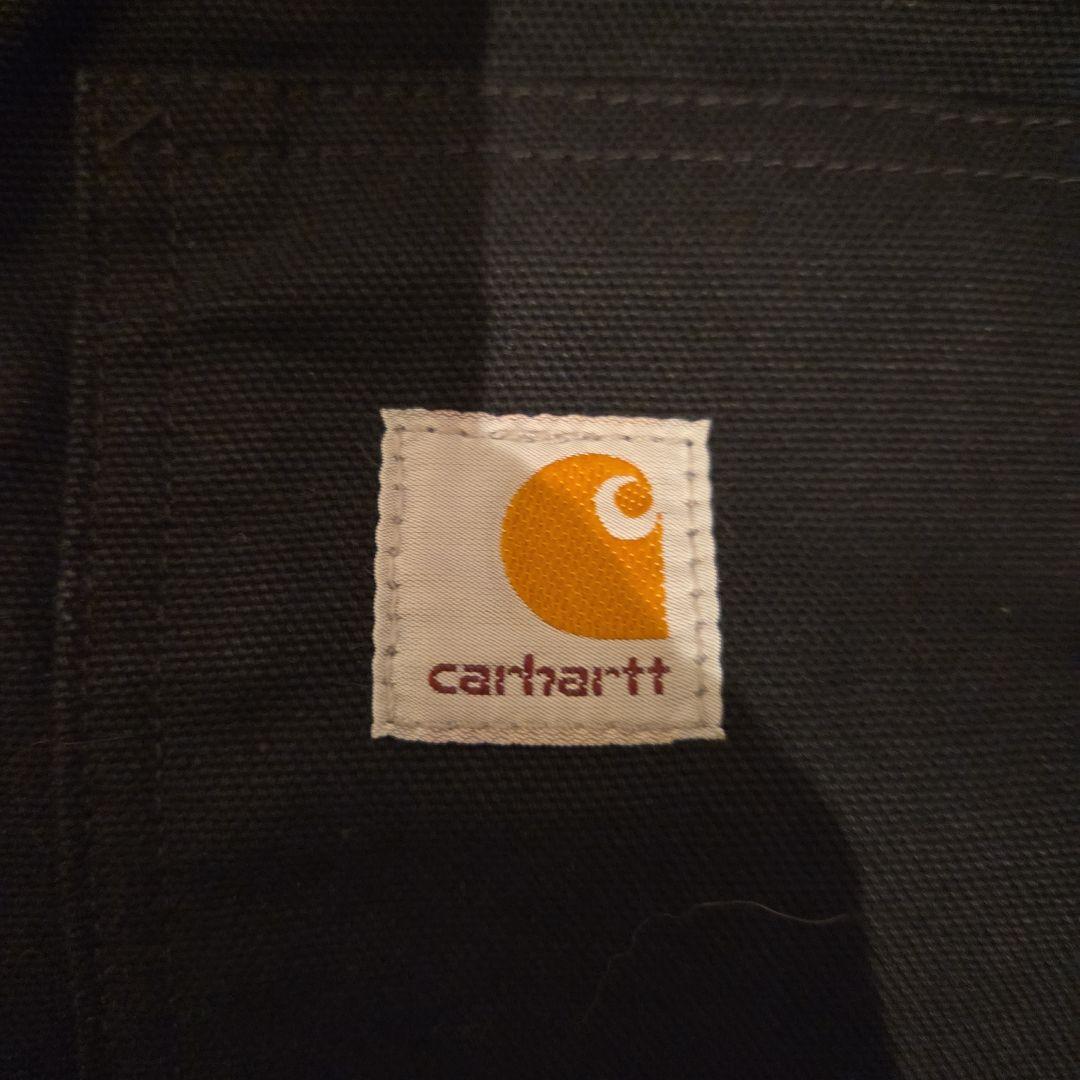 Carhartt J02 ジャケット　企業ロゴ　ブラック　48