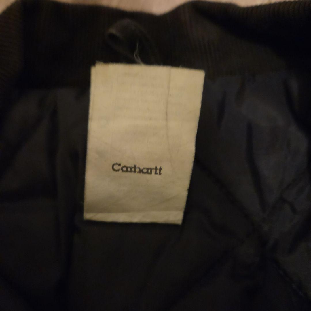 Carhartt J02 ジャケット　企業ロゴ　ブラック　48
