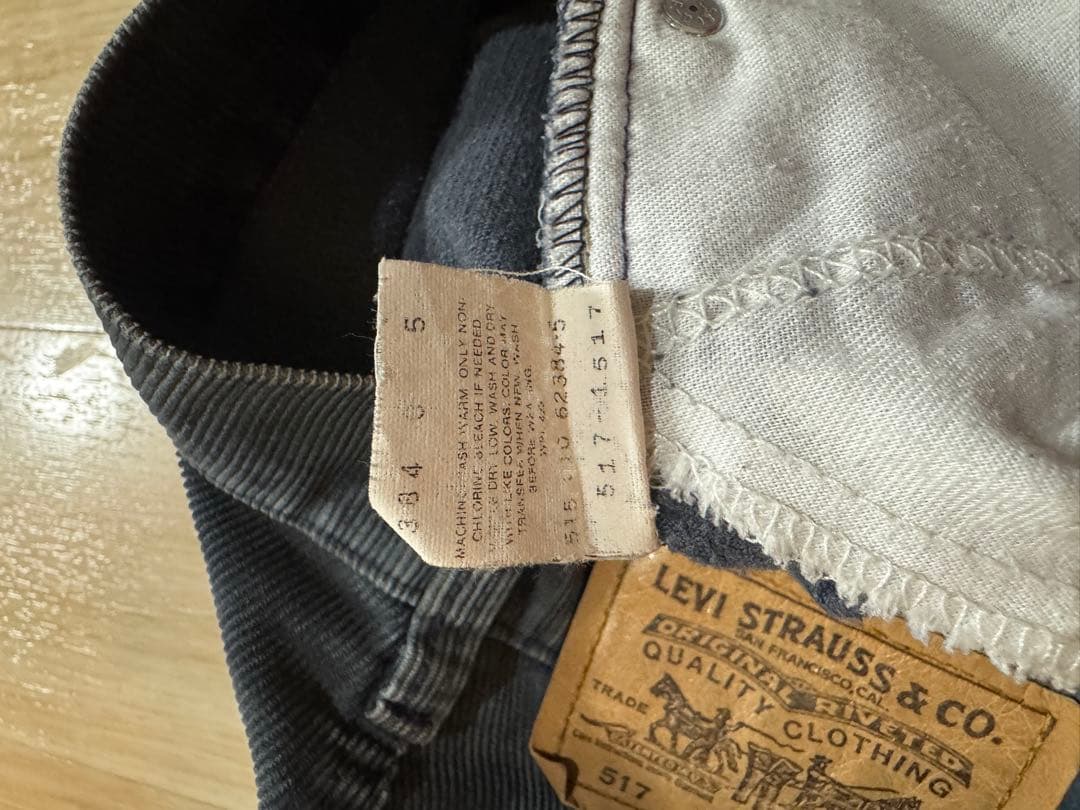 ぷ*ん様 Levi's 517 コーデュロイ W34 L30 80s USA