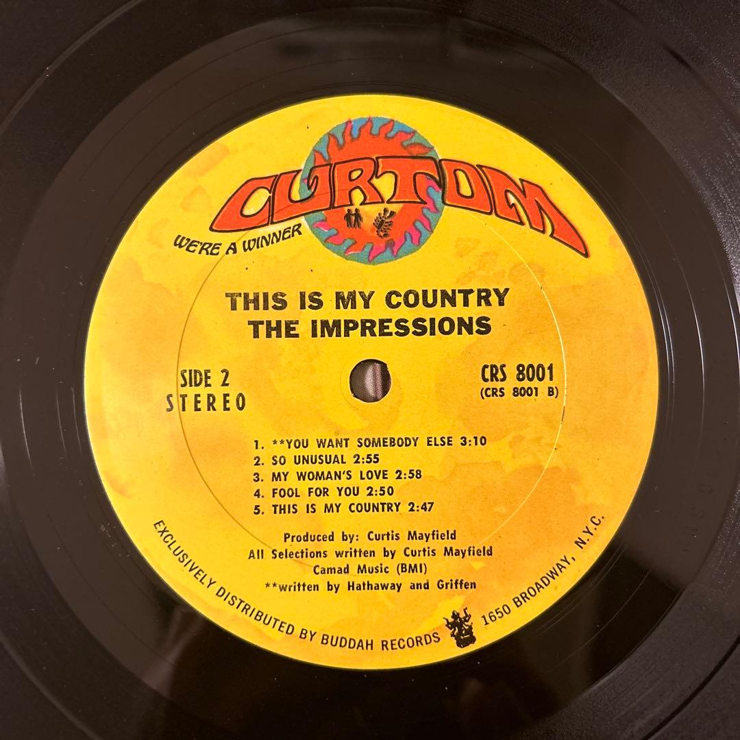 状態◎ The Impressions – This Is My Country