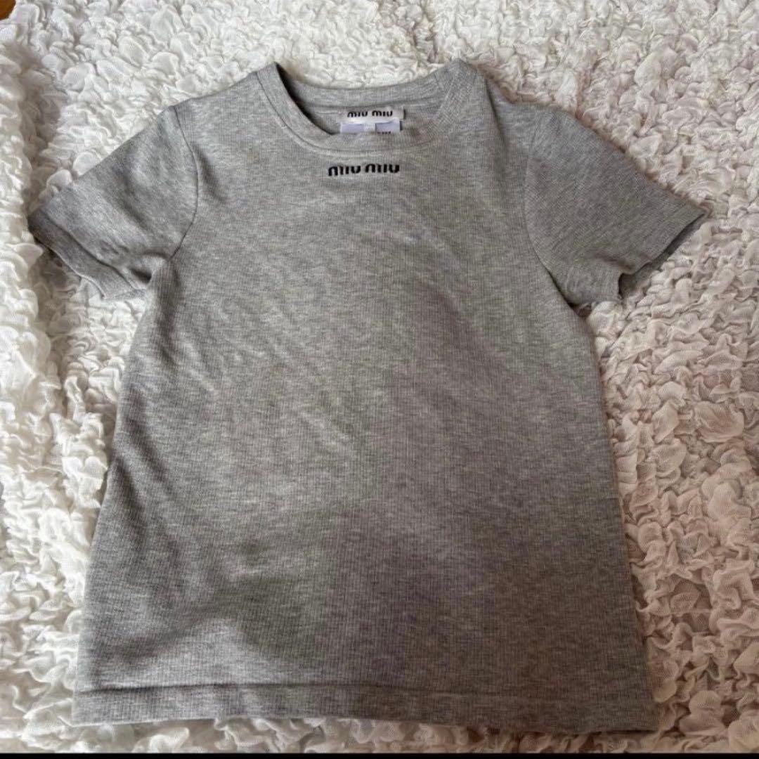 miumiu シームレスメランジTシャツ