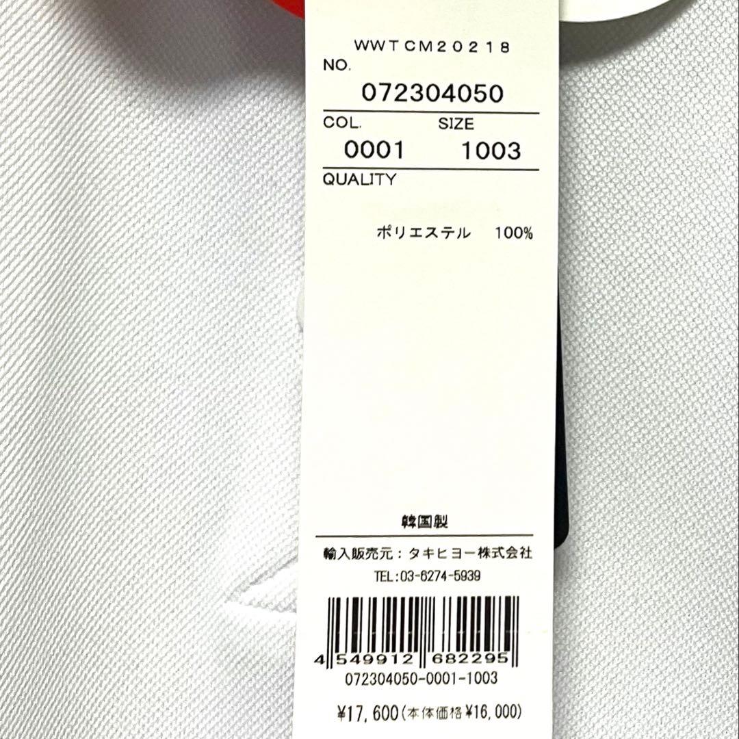 L 新品　ワック WAAC 半袖ポロシャツ　レディース ゴルフウェア　ホワイト白