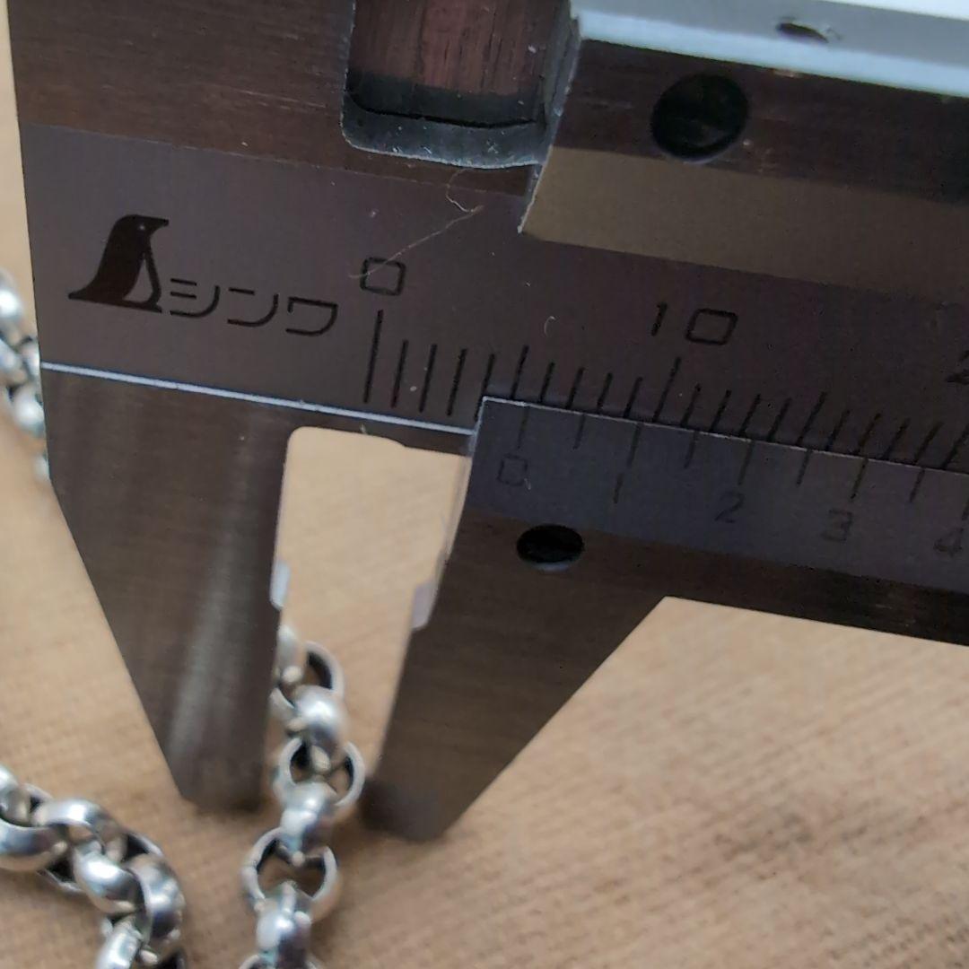 SAAD シルバー925 ネックレス　甲丸 約50cm チャームなし