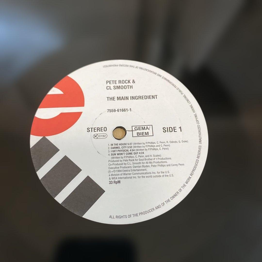 邦楽 PETE ROCK CL SMOOTH The Main Ingredient