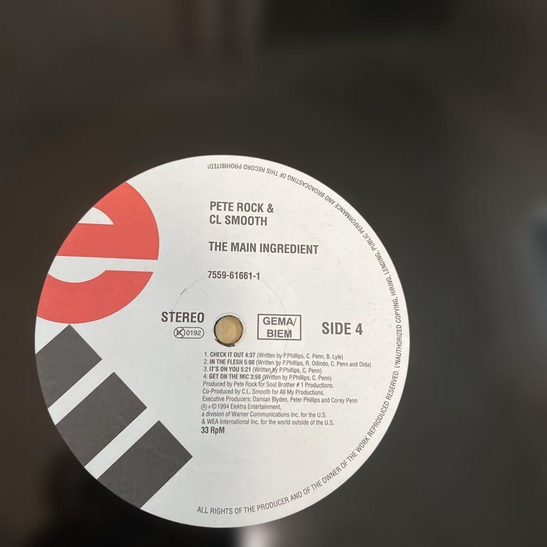 邦楽 PETE ROCK CL SMOOTH The Main Ingredient