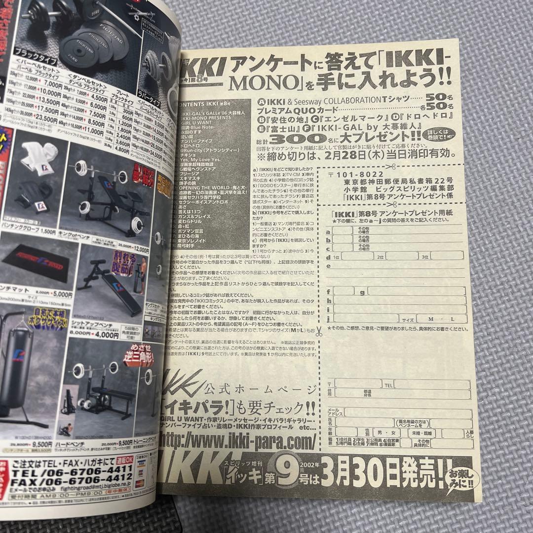 月刊IKKI ドロヘドロ 林田球 2002年3月号 表紙 本誌 切り抜き