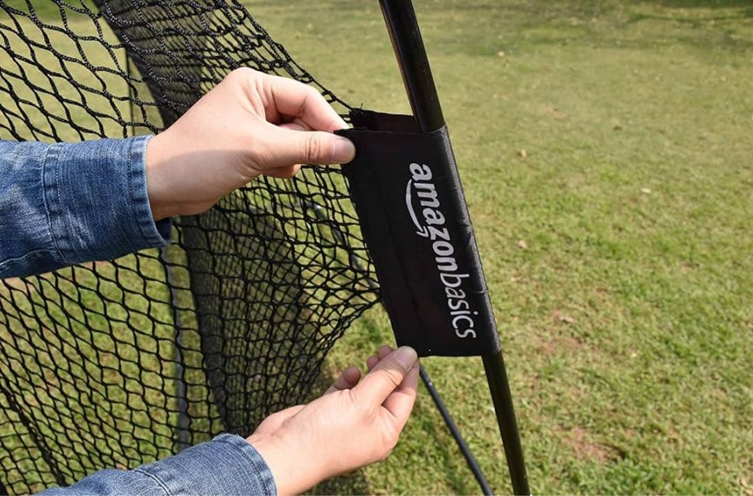 AmazonBasics ゴルフ練習用ネット 2.4mx2.4m