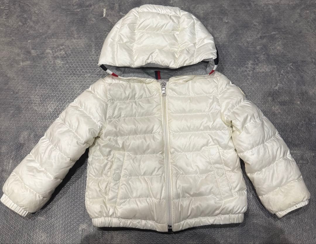 MONCLER ベビー ダウン 白 86cm 18/24