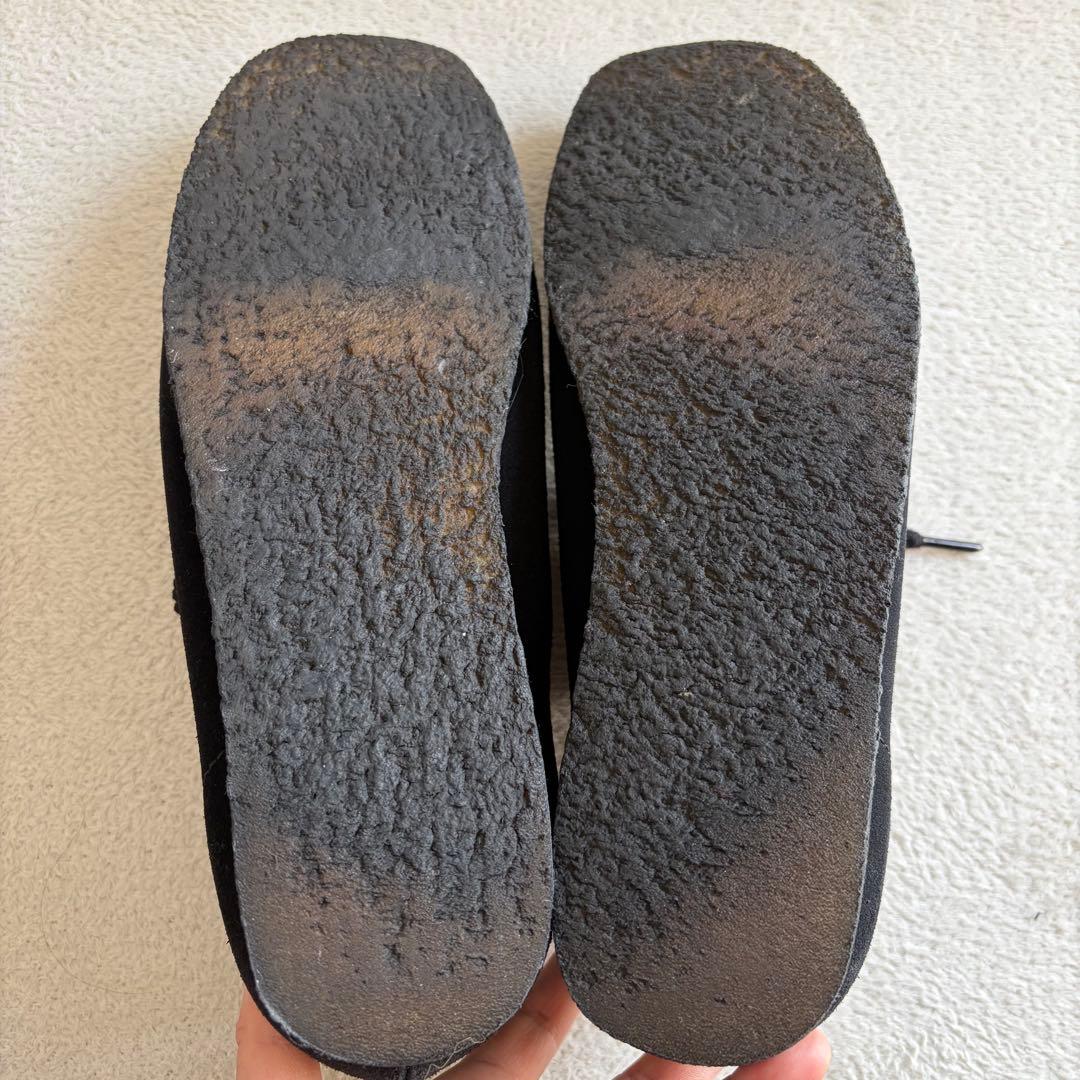 あくたん Clarks originals ワラビーシューズ ブラック