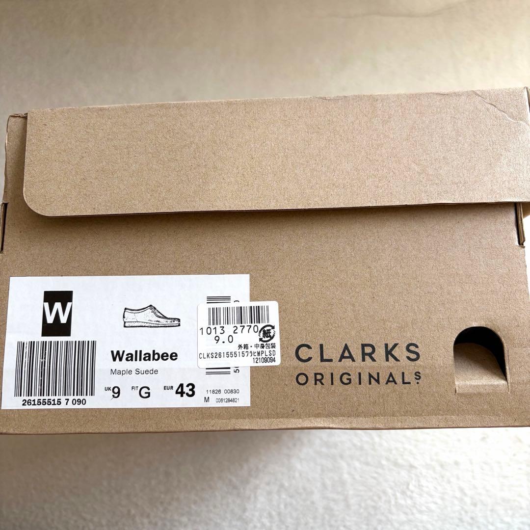 あくたん Clarks originals ワラビーシューズ ブラック