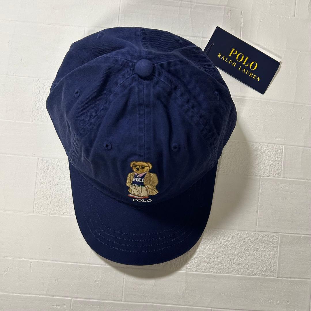 新作　ポロベア　Polo Ralph Lauren ネイビーキャップ 新品