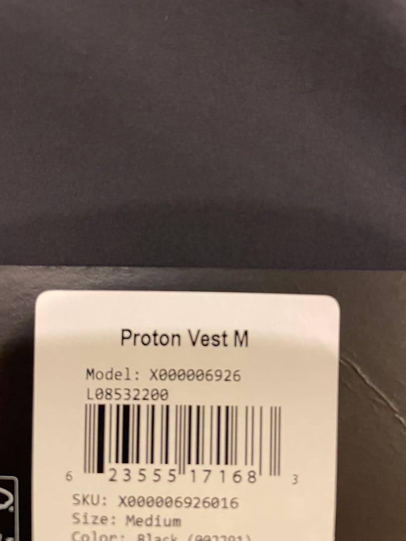 アークテリクス★Proton Vest M★新品未使用
