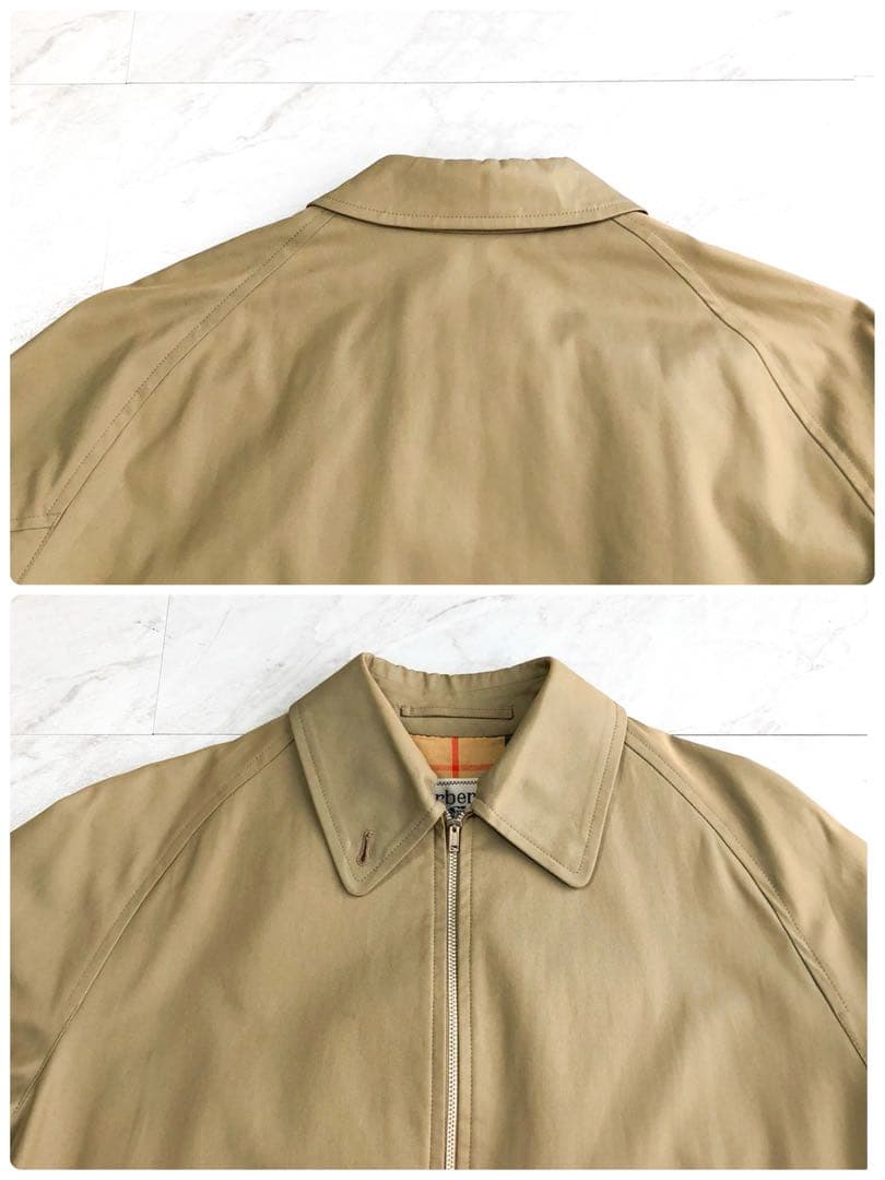 【極美品】burberry ハリントンジャケット ノバチェック ベージュ 90s