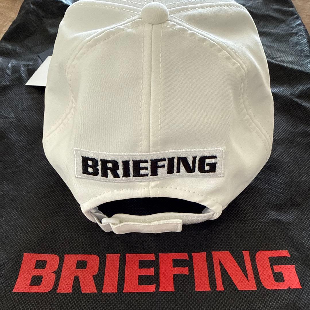 【新品未使用】BRIEFING GOLF キャップ　ホワイト