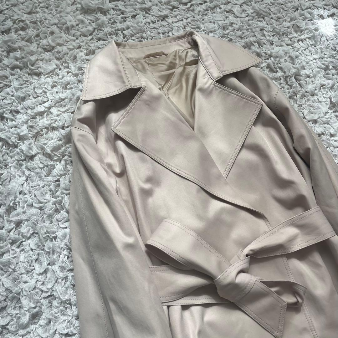 新品 ANAYI アナイ トレンチコート ロングコート ベルト付き ベージュM