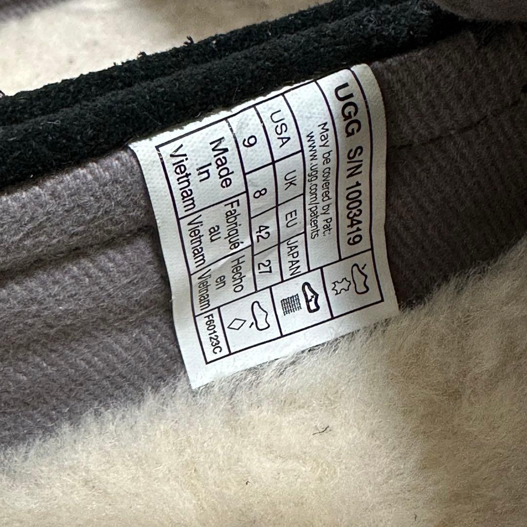 UGG 黒 スエード モカシン 27cm