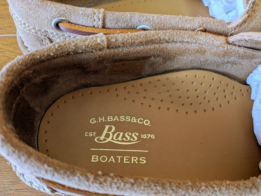 【まろ】 G.H.BASS × green label デッキシューズ