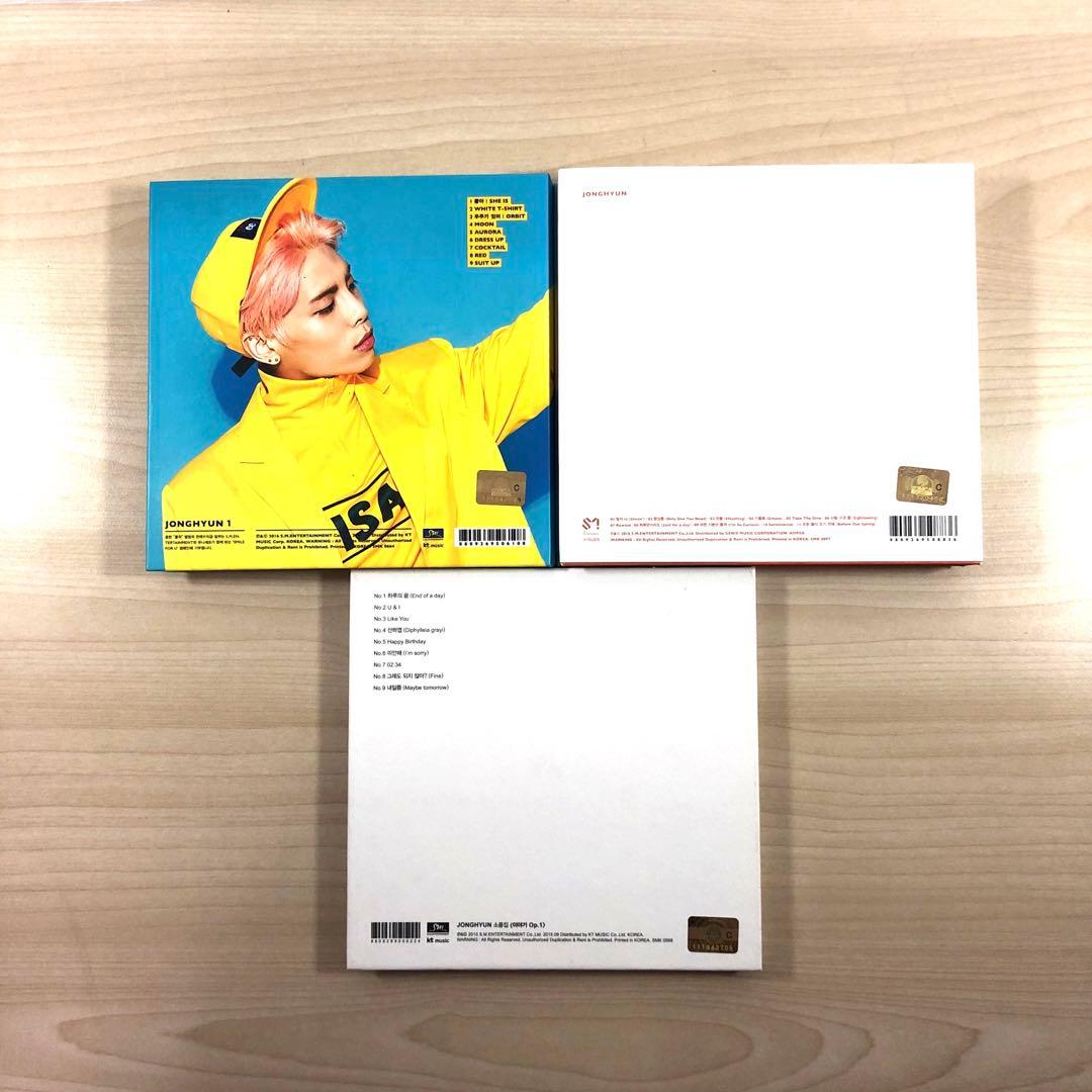 ◆SHINee JON HYUN ジョンヒョン CD3枚セット ブックレットつき