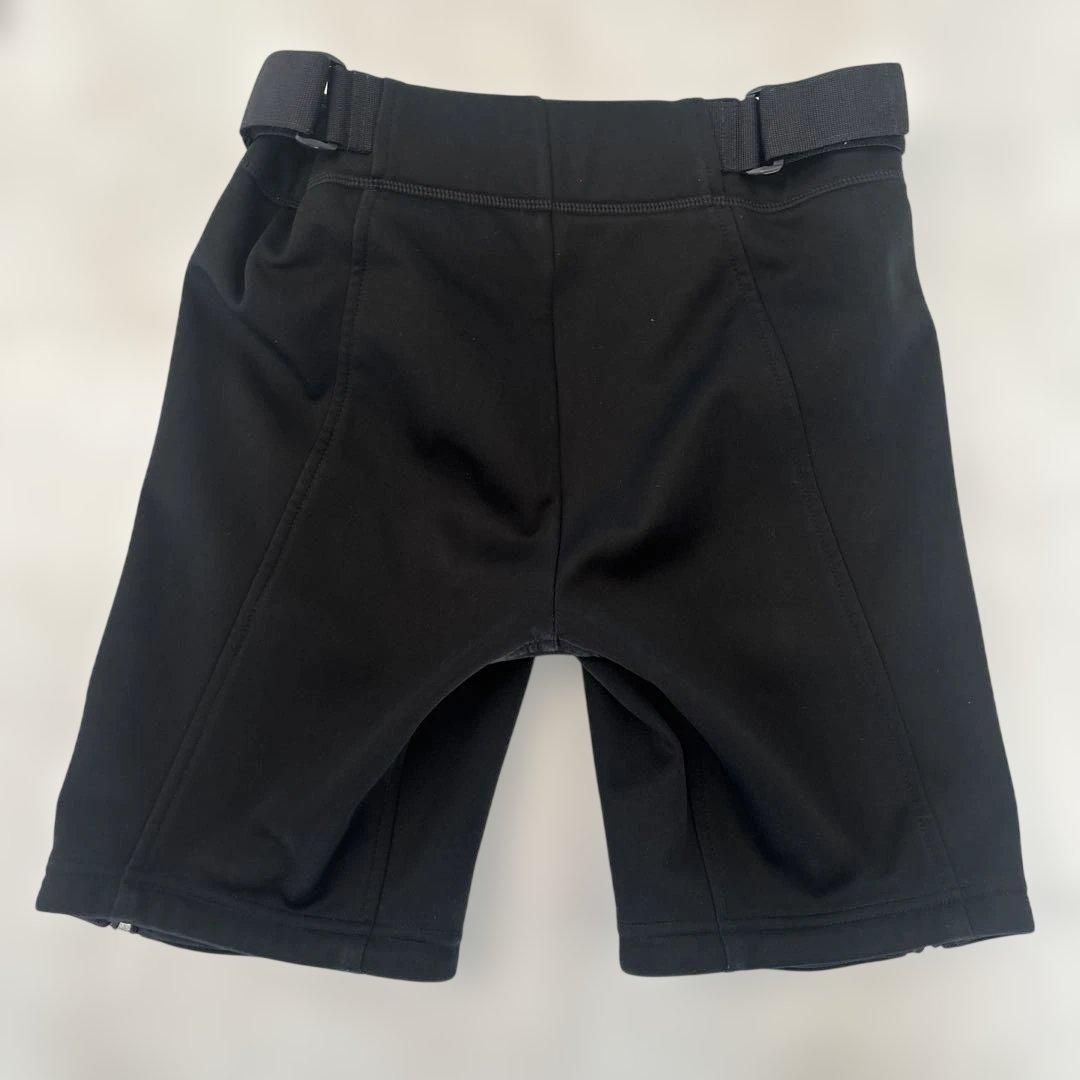 子ども用スキーウェア用品　黒 ジッパー付き