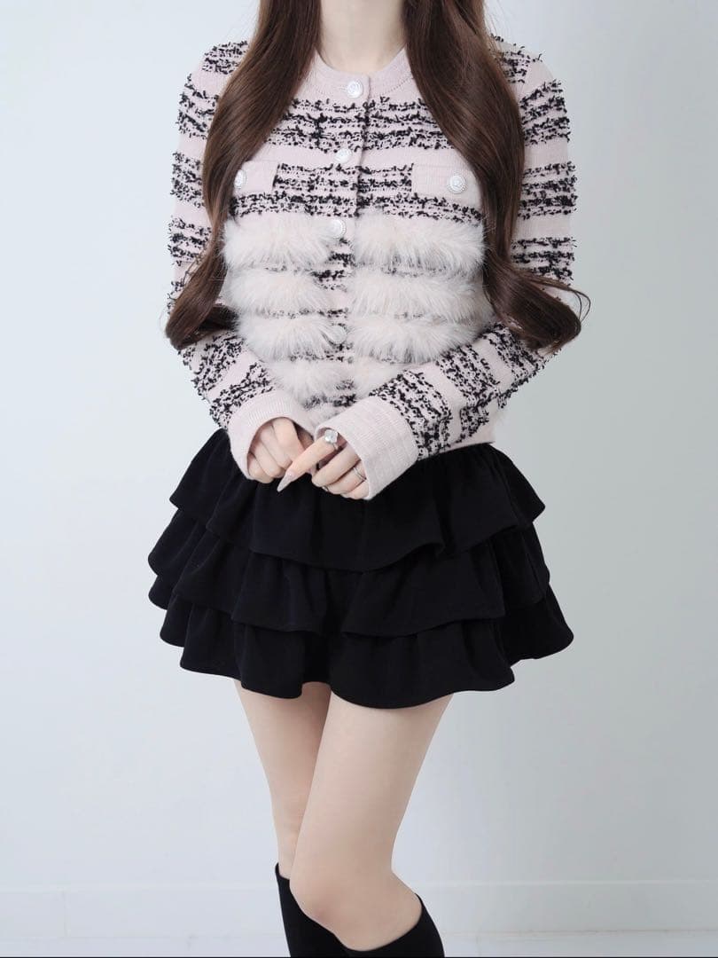Lumignon ♥ Lumi tweed-like fur knit
