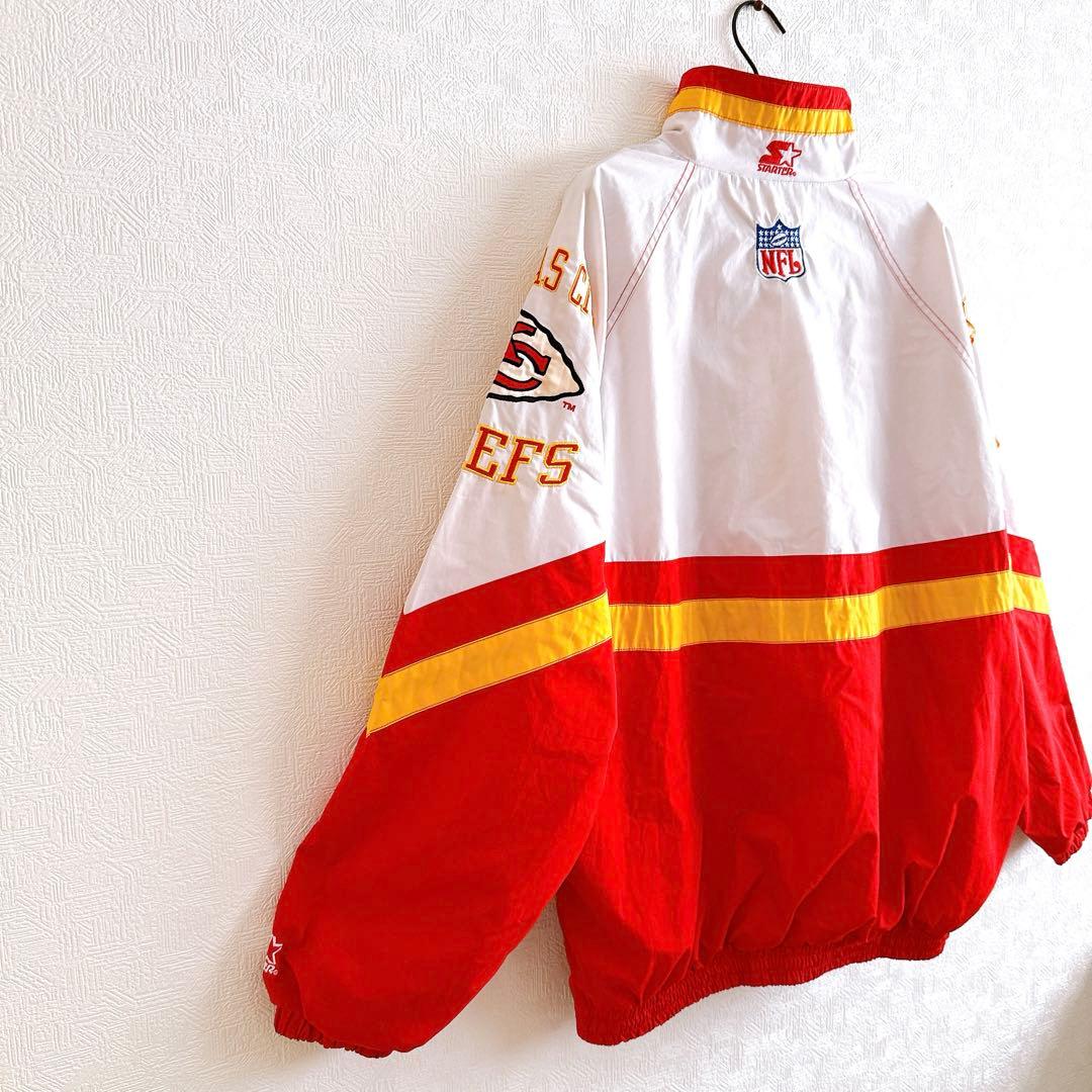 【希少】 スターター NFL CHIEFS ジャケット XXL 古着 y2k