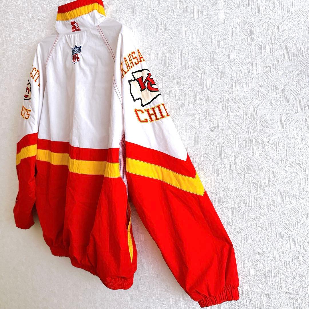 【希少】 スターター NFL CHIEFS ジャケット XXL 古着 y2k