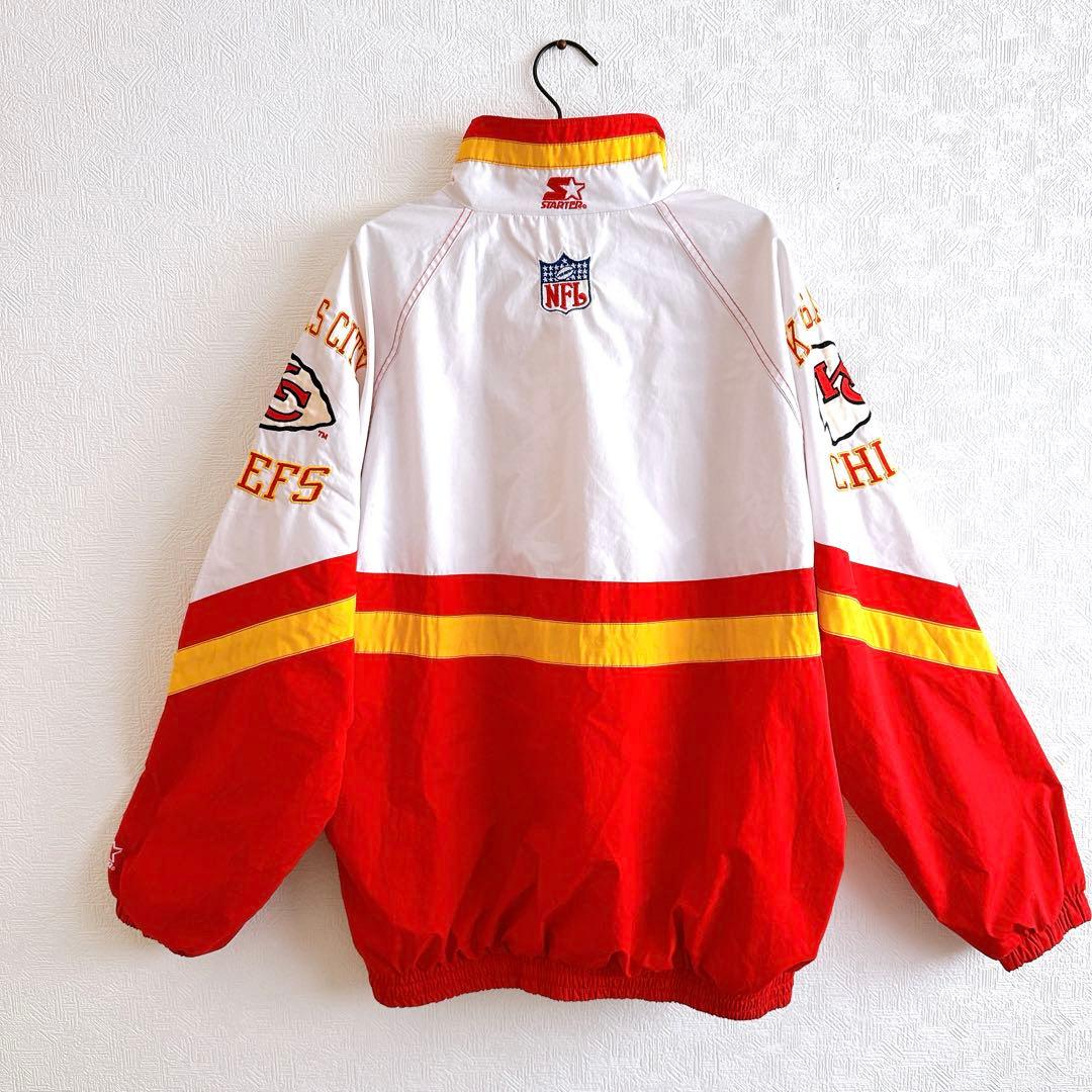 【希少】 スターター NFL CHIEFS ジャケット XXL 古着 y2k