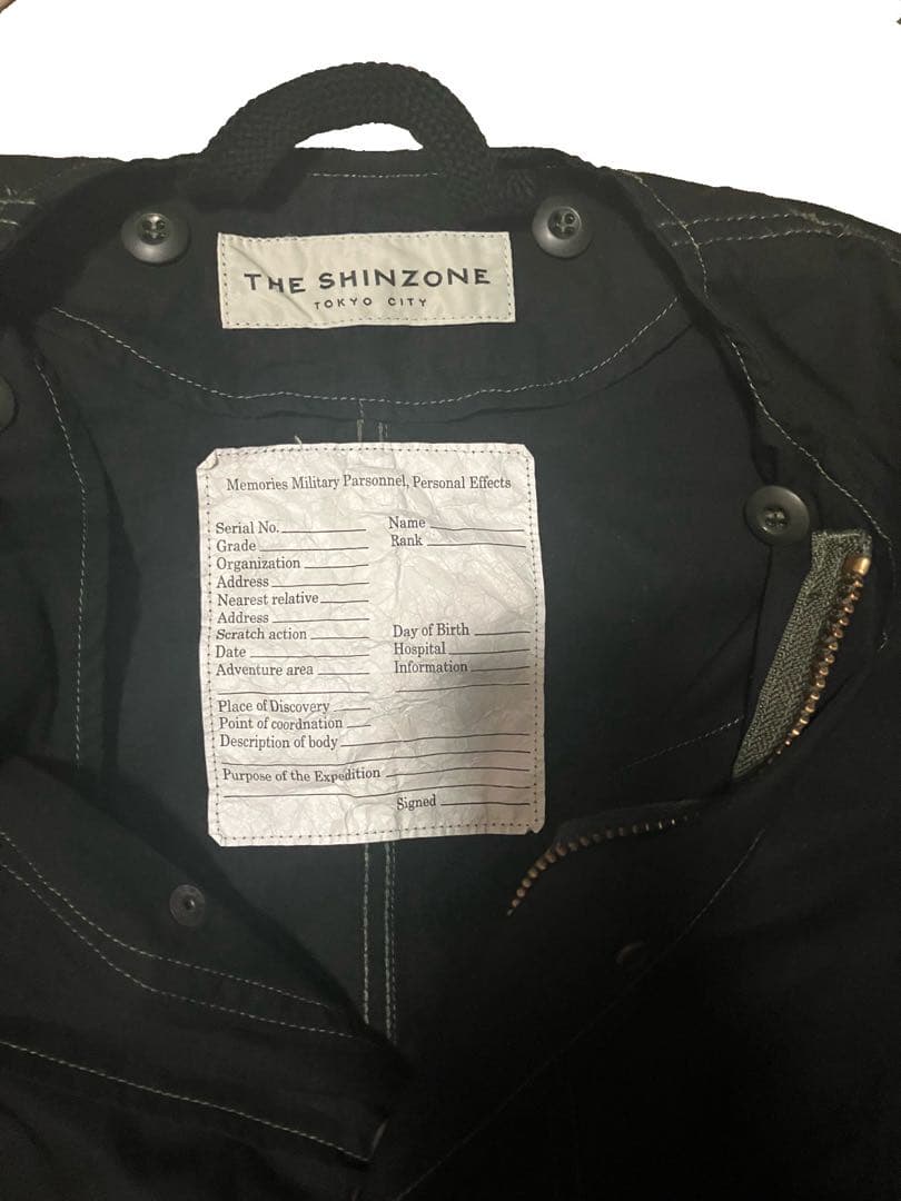 ジャケット・アウター THE SHINZONE FIELD PARKER M-65 black