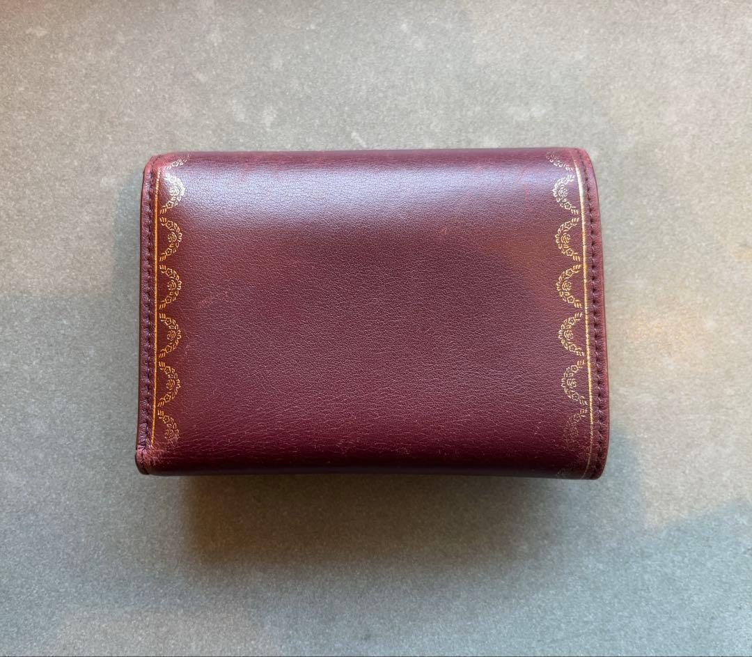 Cartier 財布 ガーランド レッド 赤 カルティエ 小銭入れ