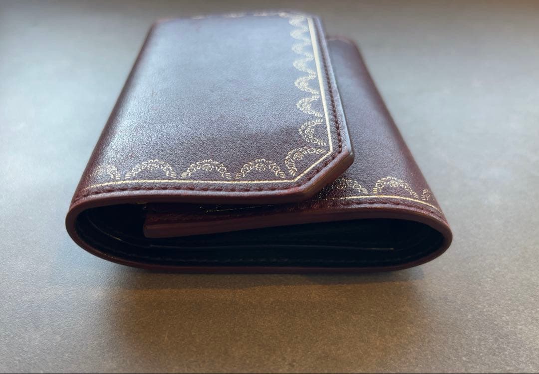 Cartier 財布 ガーランド レッド 赤 カルティエ 小銭入れ