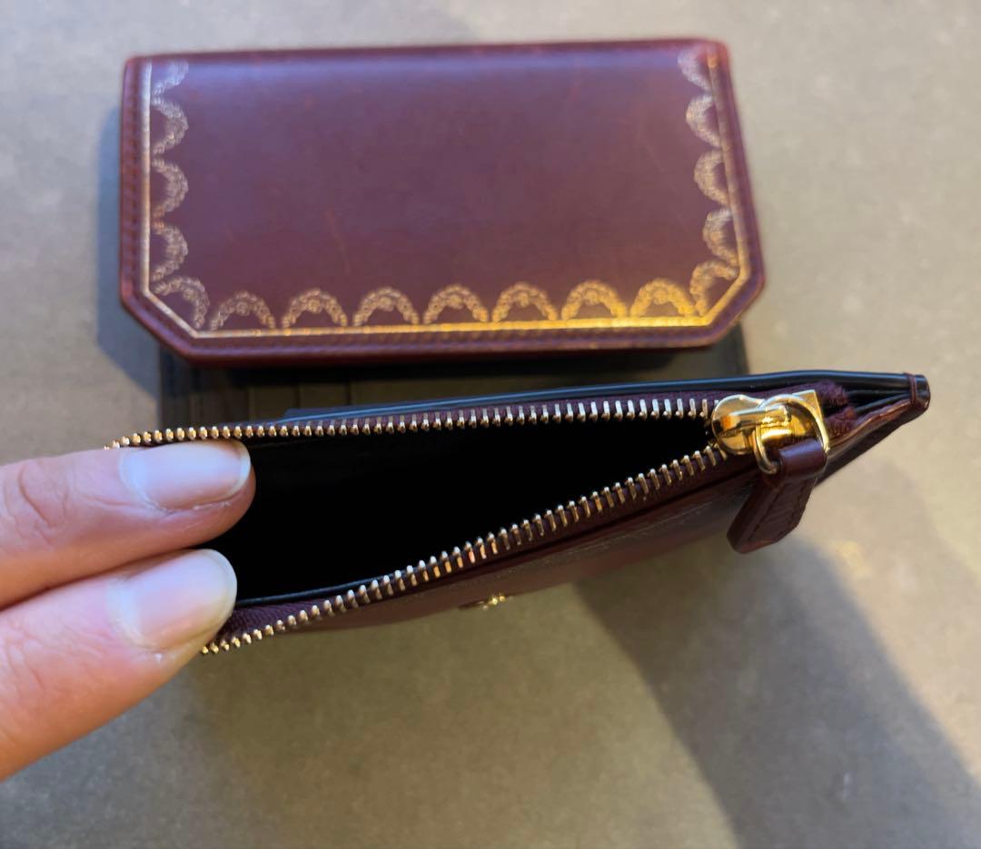 Cartier 財布 ガーランド レッド 赤 カルティエ 小銭入れ