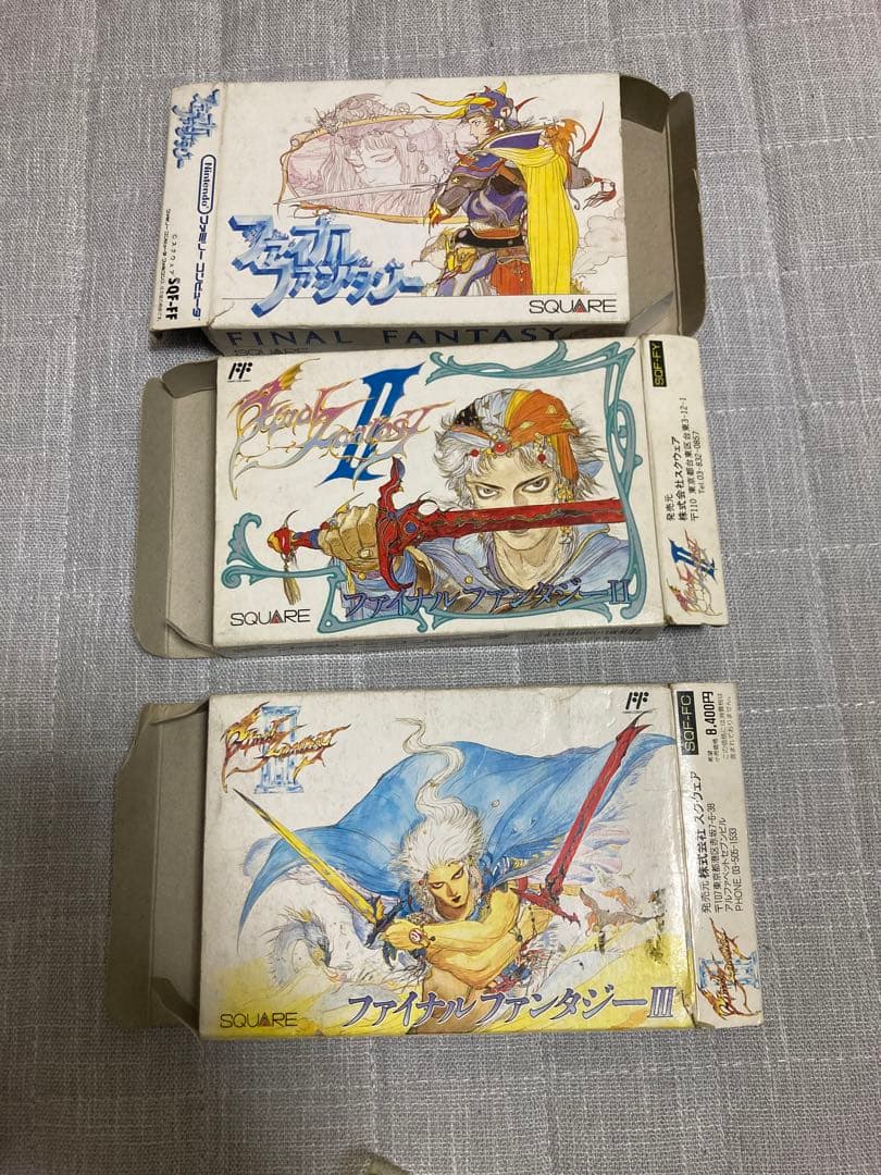 ファミコン ファイナルファンタジー　1 2 3 セット