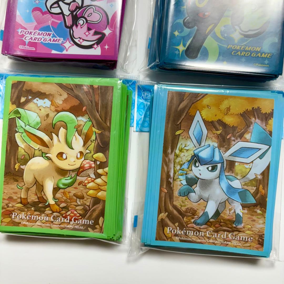 ポケモンカード　デッキシールド　BALL FREAK　リーフィア　グレイシア