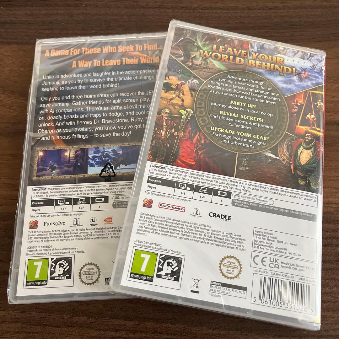 ジュマンジ Jumanji switch 2本セット★新品未開封