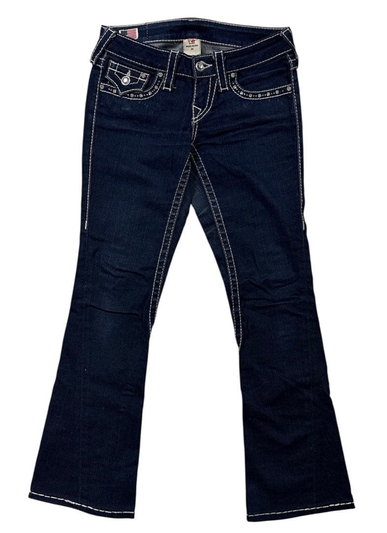 ま*と様 TRUERELIGION トゥルーレリジョン ラインストーン ブーツカ