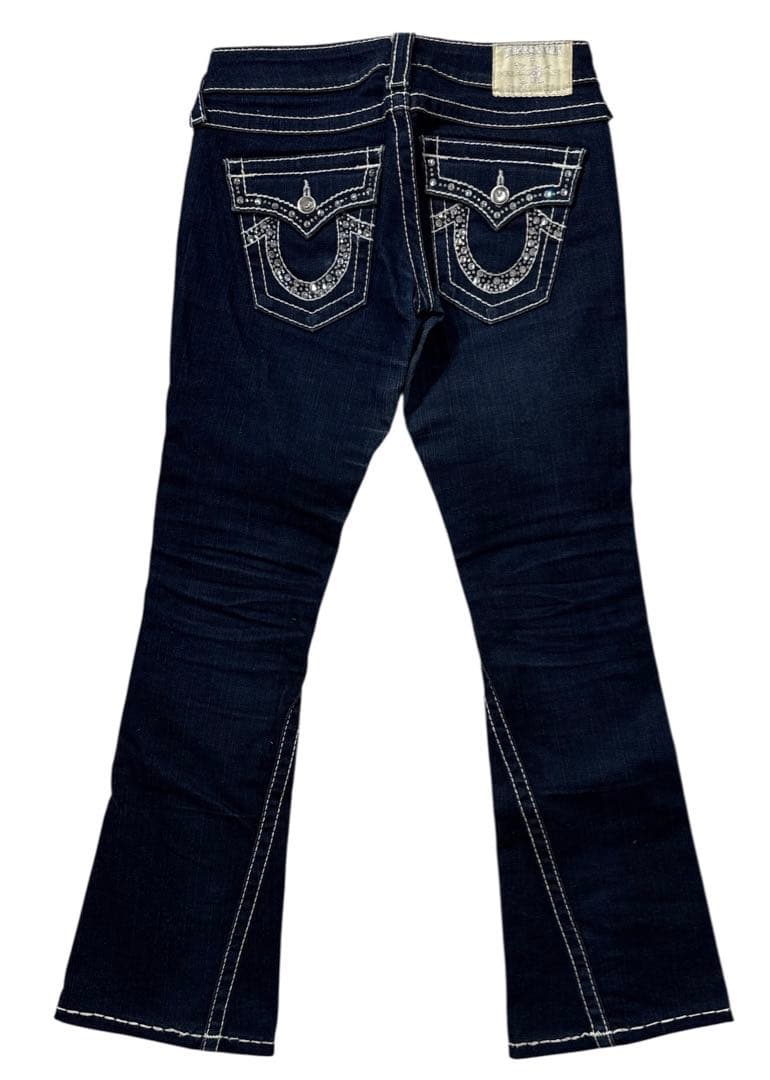 ま*と様 TRUERELIGION トゥルーレリジョン ラインストーン ブーツカ