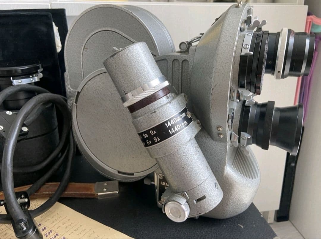 35mm映画フィルムカメラ　Konvas KCP-1M　レンズ6本・付属品セット