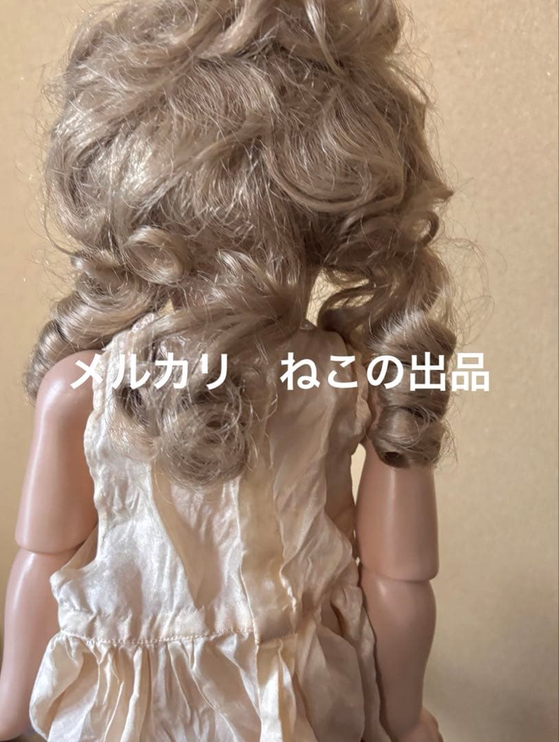 マドレーヌ　ビスクドール アンティーク　ビンテージ　ウィッグ付き