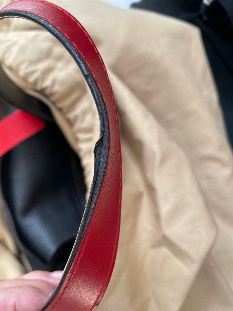 Christian Louboutin クリスチャンルブタン　バッグ 黒/赤