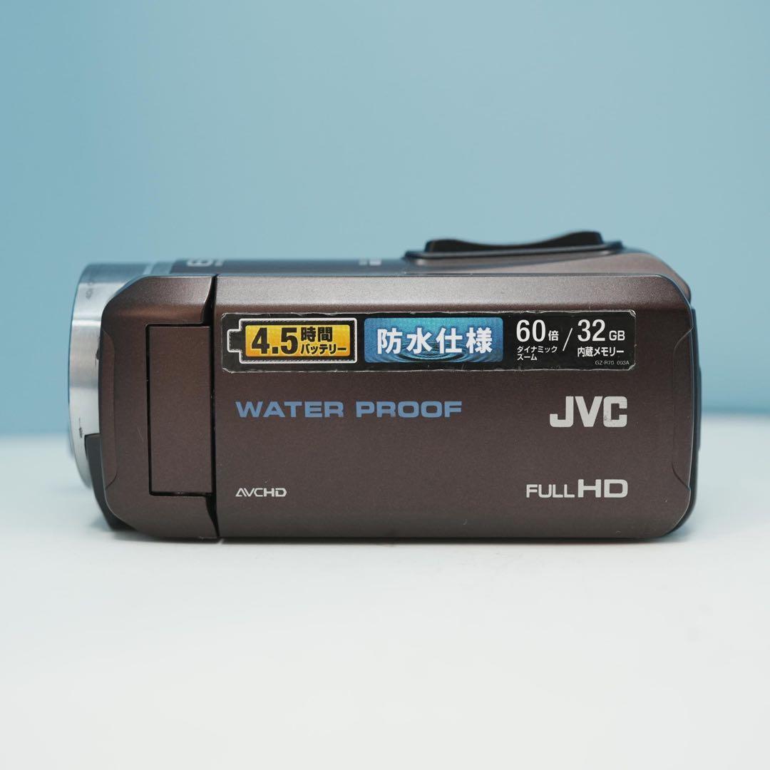JVC GZ-R70-T 防水ビデオカメラ フルセット a4111