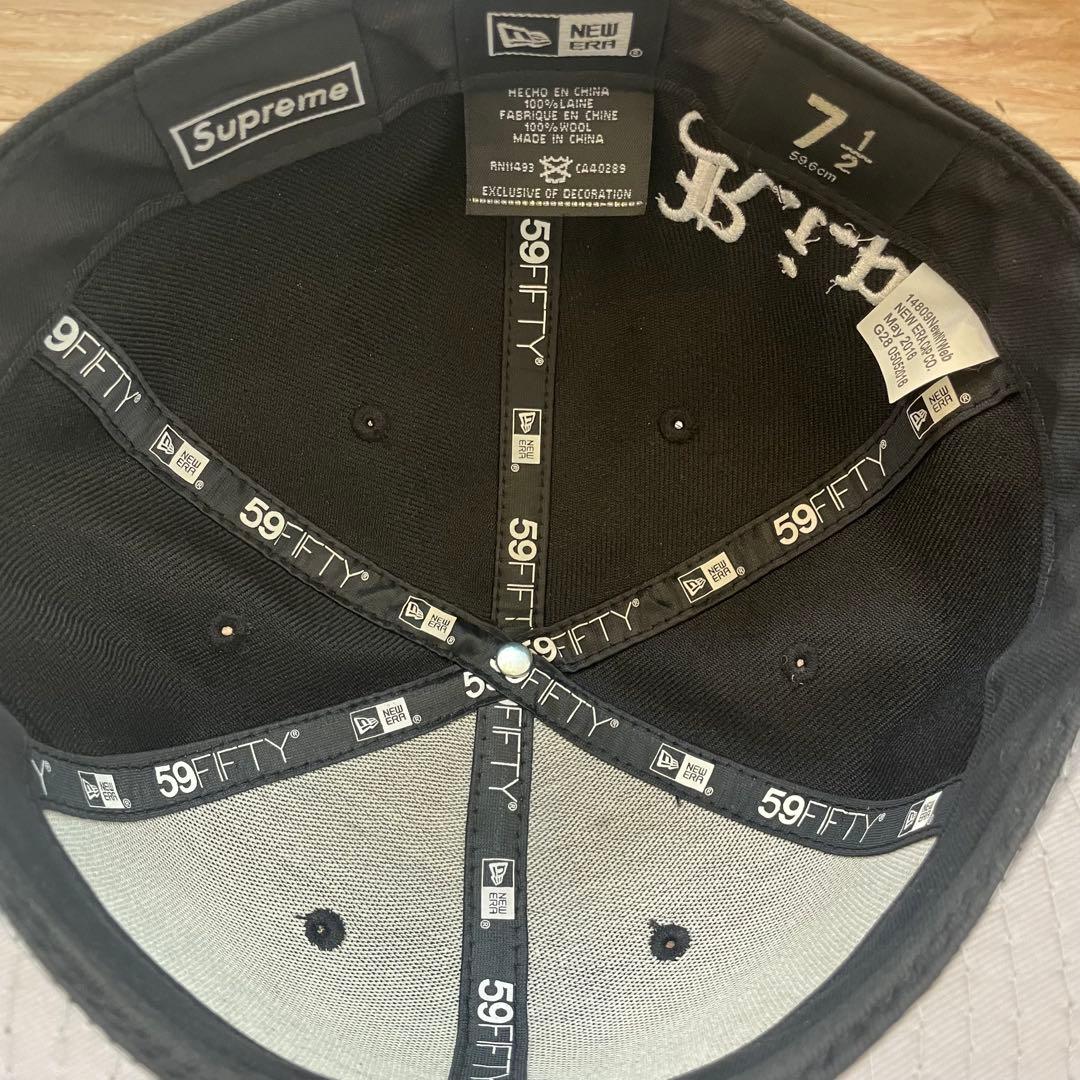 中古 Supreme Rip New Era 59FIFTY CAP 7 1/2