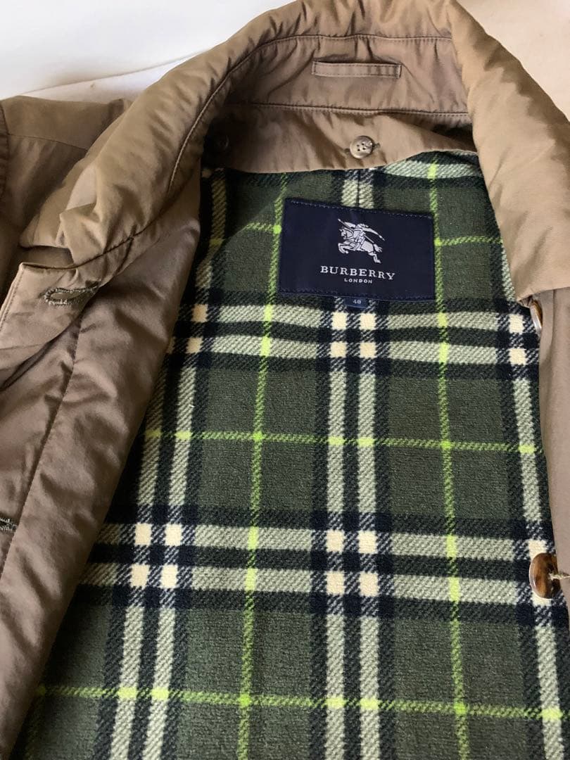 BURBERRY LONDON ステンカラーコート　ライナー付き　美品